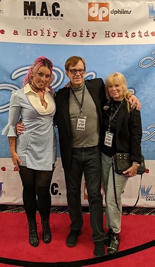 Alisabeth Von Presley, MAC and Barbara Collins at the Cedar Rapids Premiere.