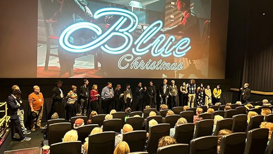 Question and answer session after the Muscatine screening with much of the cast and crew.