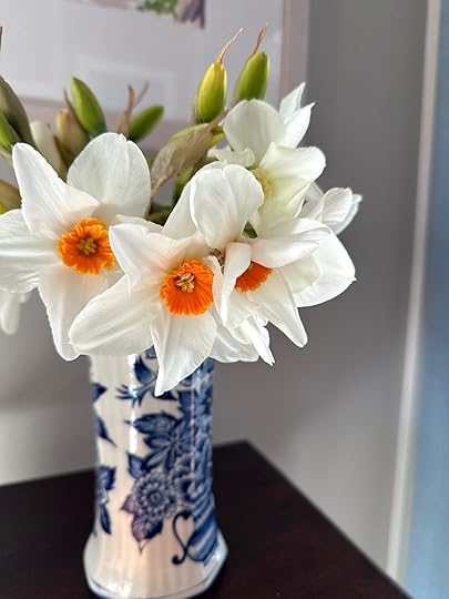Daffodilsdelftvasepedestal