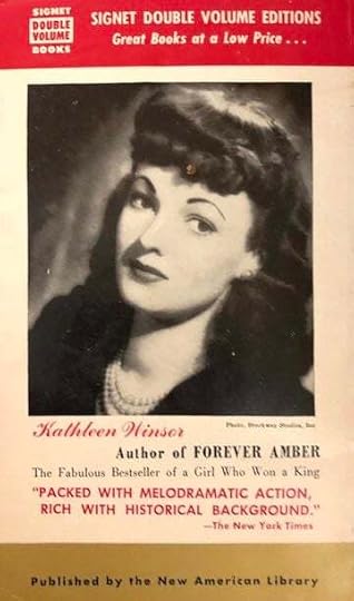 Kathleen Winsor on Forever Amber paperback