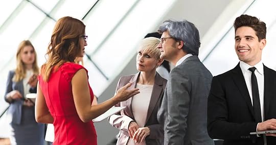 Business community that enjoy reading.