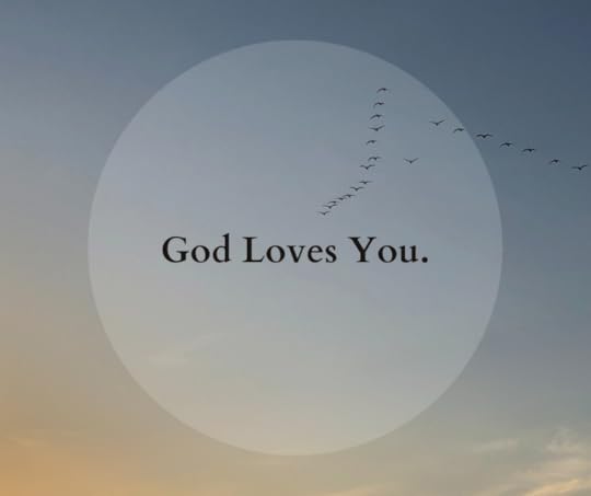 photo of flying geese silhouetted against a dark blue sky with the sun's rising glow in the bottom left corner. In the middle of the photo is a cirle overlay with text that says, 