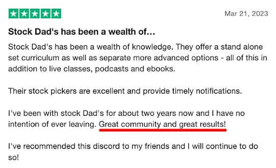 stock dads review positive reviews