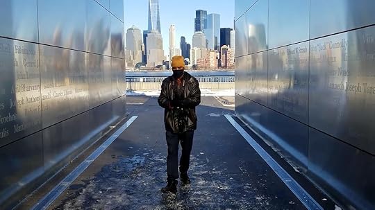 A man in a mask in New York City