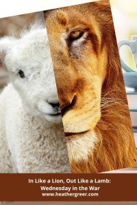 In like a lion, out like a lamb