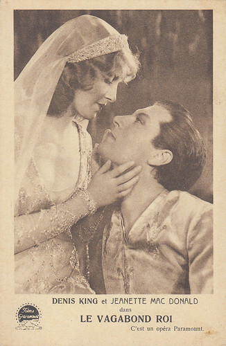 Jeanette MacDonald and Dennis King in The Vagabond King (1930)