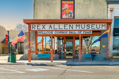 Rex Allen, cowboy, Wilcox, Arizona