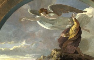 Moses sees the pormised land by Robert Weir