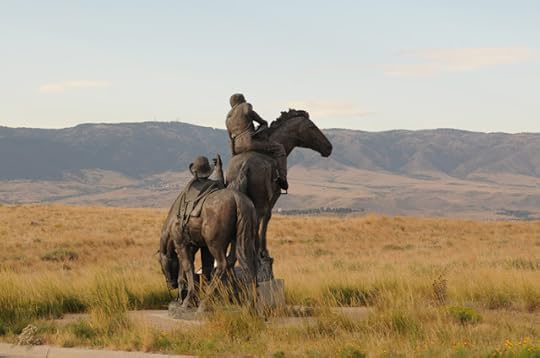 cowboy statue, Trails Museum
