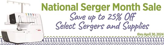 National Serger Month Sale at Nancy Zieman Productions at ShopNZP.com
