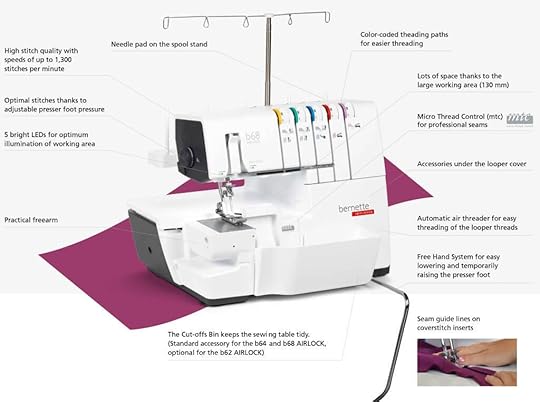 bernette b68 Airlock Coverstich Serger Available at Nancy Zieman Productions at ShopNZP.com