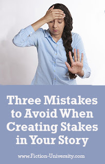 stakes, make readers care, conflict, tension