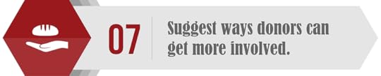 Give your donors more ways to get involved rather than always asking for donations. 