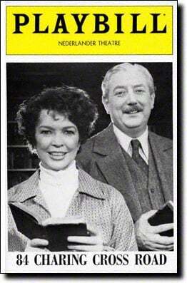 84 charing cross road playbill