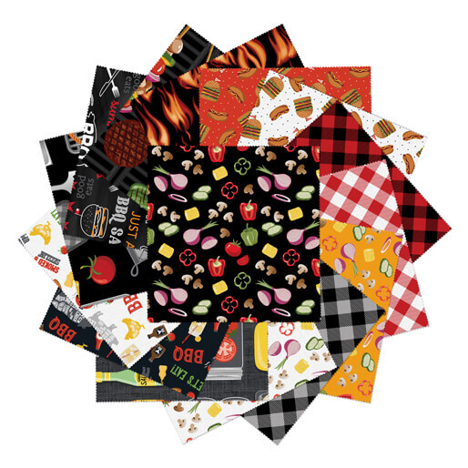 NEW! Chillin' & Grillin' Fabric Collection by Kanvas Studio for Benartex Available at ShopNZP.com