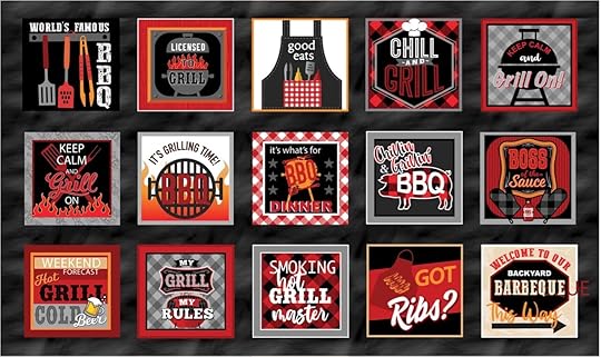 NEW! Chillin' & Grillin' Fabric Collection by Kanvas Studio for Benartex Available at ShopNZP.com