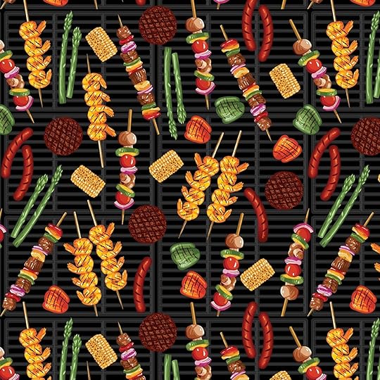 NEW! Chillin' & Grillin' Fabric Collection by Kanvas Studio for Benartex Available at ShopNZP.com