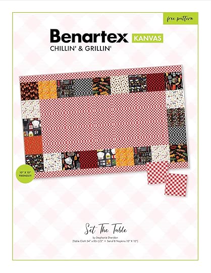 NEW! Chillin' & Grillin' Fabric Collection by Kanvas Studio for Benartex Available at ShopNZP.com