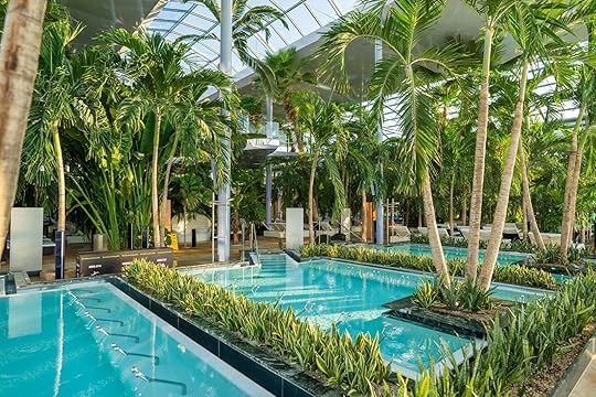 indoor pools at Therme Bucuresti