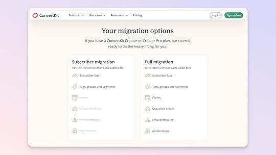 ConvertKit's Free Migration
