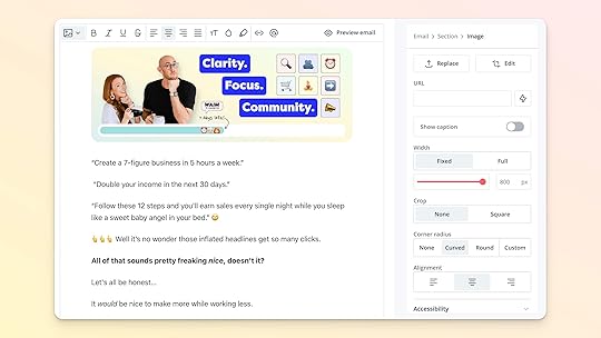 ConvertKit Email Builder