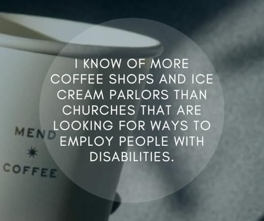  a dark-tinted photo of a Mend Coffee cup with a semi-transparent circle in the middle of the graphic with text inside that says, 