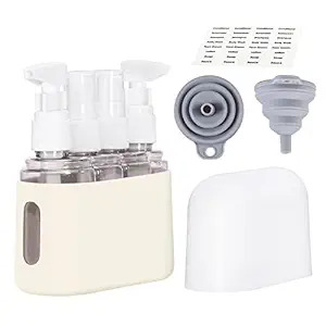The set of travel toiletry bottles - one of the things I'm loving