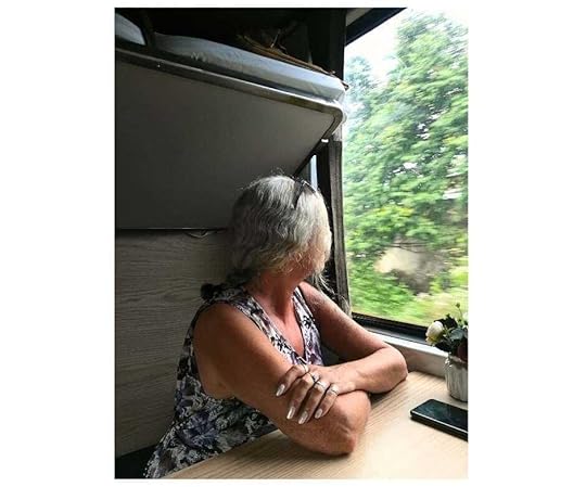 Slow Travel with The Backpacking Housewife on a train