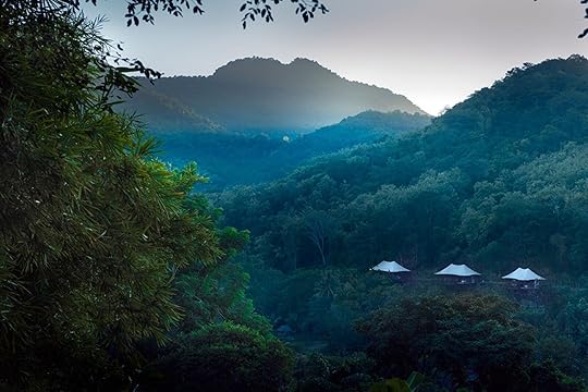 View over the Rosewood one of the best Laos Luxury hotels