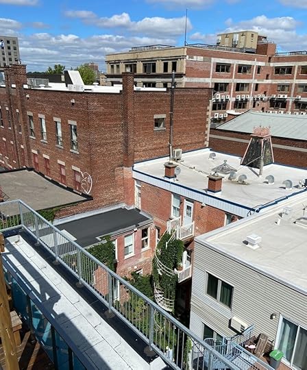 Montreal rooftops, Hmm... blog