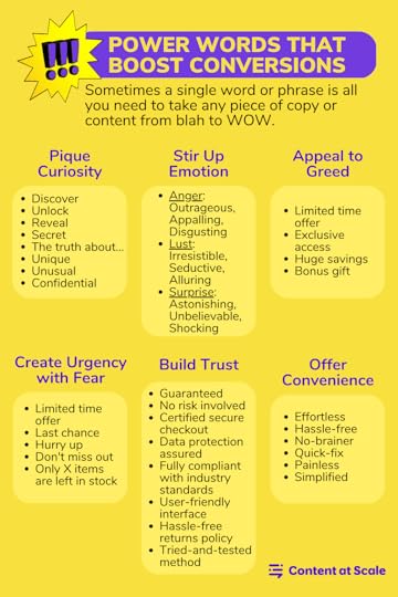 power words that can boost conversions