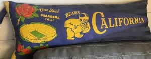 UC Berkeley, Cal, antique banner.