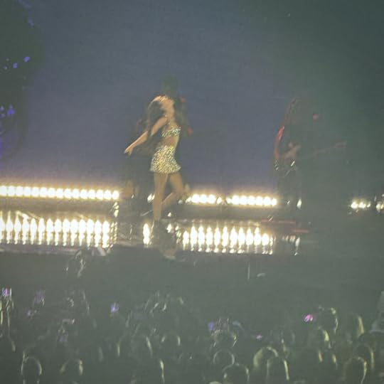 Olivia Rodrigo on stage in concert