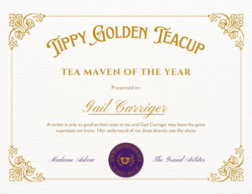 Tippy Golden Teacup award
