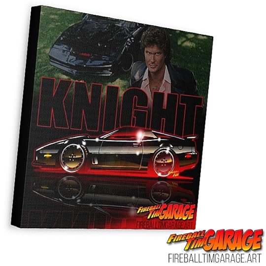 knight rider custom car art