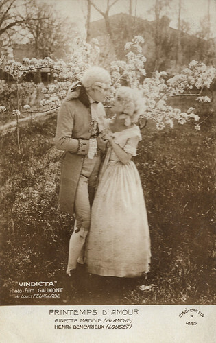 Ginette Maddie and Henry Deneyrieux in Vindicta (1923)
