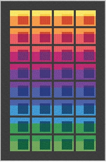 Frame of Mind Napping Quilt Pattern featuring the Transparency Fabric Collection by Modern Quilt Studio for Benartex