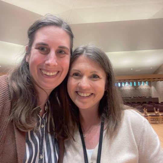 photo of Amy Julia and a friend at the Festival
