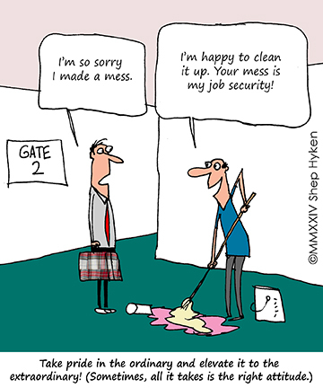 Positive work attitude