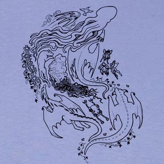 Illustration on the Atthis Arts shirts, created by Matthew Spencer