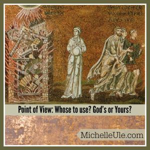 Lot's wife does not choose God's point of view