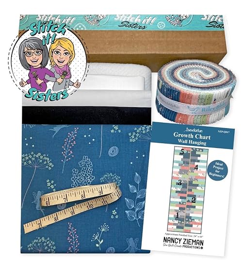 NZP - I Sew For Fun Growth Chart Wall Hanging Bundle Box