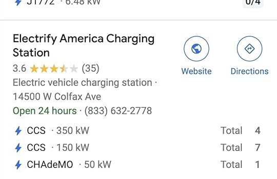 google maps electrify america listing