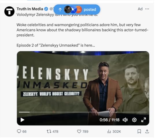 Screenshot of twitter ad