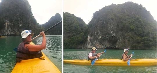 Cat Ba Island - Kayaking through sea caves at Lan Ha Bay