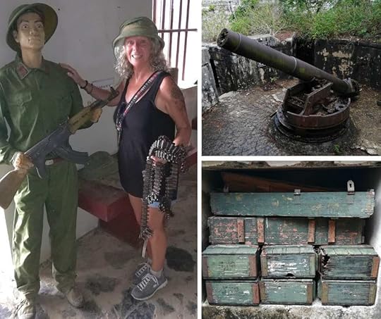 The Backpacking Housewife at Cannon Fort Cat Ba Island