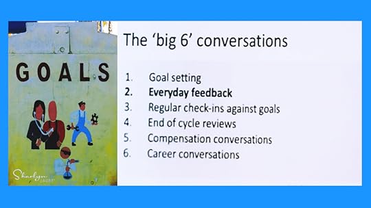 street art and presentation on goals and goal setting