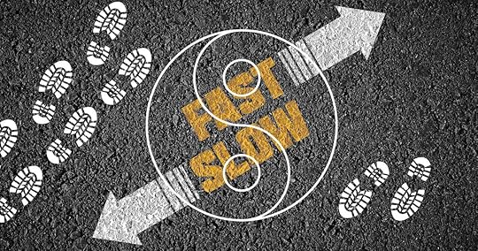 Finding the right balance between fast and slow to come out ahead.