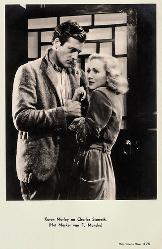Karen Morley and Charles Starrett in The Mask of Fu Manchu (1932)