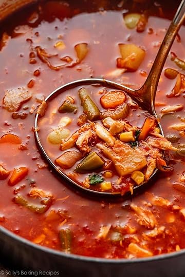 ladle of Maryland crab soup.